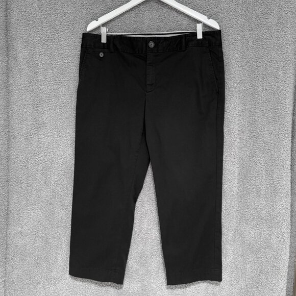 Banana Rebublic Low Rise Washed Satin Crop pants 14 - Picture 1 of 7
